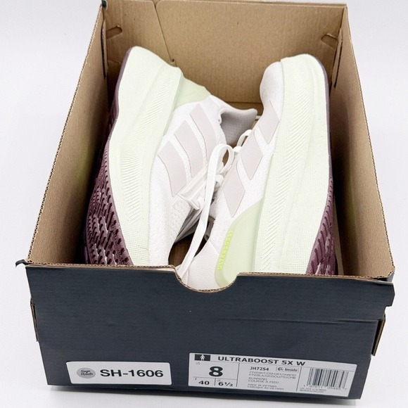 Adidas Ultraboost 5X W Womens Running Shoes White JH7254 Size 8 NEW - Picture 2 of 11